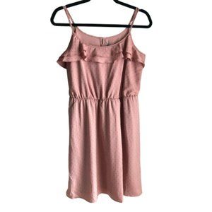 LC Lauran Conrad Ruffle Dress with Stud detail